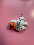 Halloween Ghost Necklace | Spooky Charm Jewellery