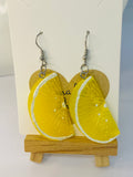 Orange and Lemon Necklace & Earrings