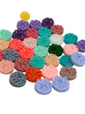 10 Resin Druzy Cabochons - Size 12mm