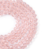 Premium Light Pink Crystal Bicone Bead Strand – 4mm  | Jewellery Making