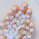 Miniature Resin Snowflake Applique