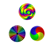 12mm Vibrant Glass Cabochons