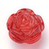 Large Transparent Acrylic Flower Beads