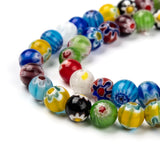 Handmade Millefiori Glass Beads 8mm