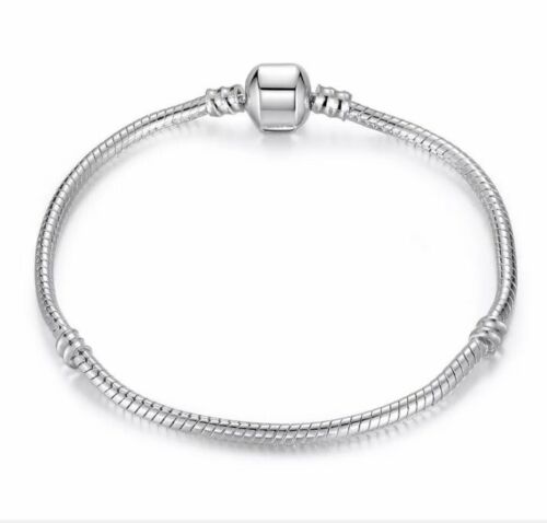 Silver Plated Pandora Style European Bracelet