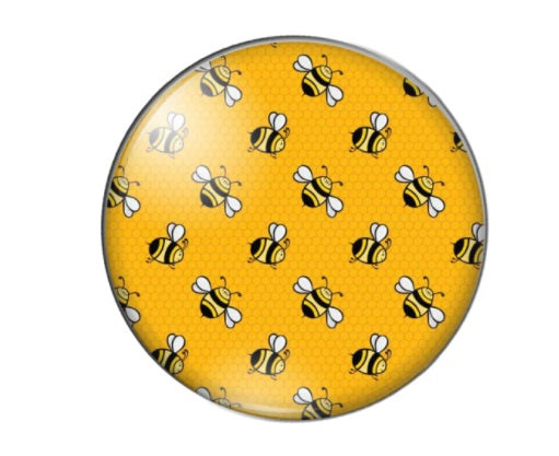 10mm Glass Cabochon - Bees