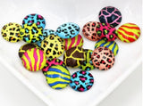 12mm cabochons animal print