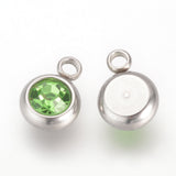 Stainless Steel Birthstone Charms