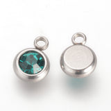 Stainless Steel Birthstone Charms