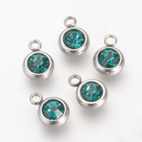Stainless Steel Birthstone Charms