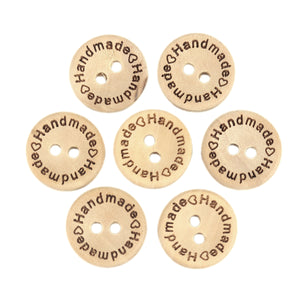 15mm Wooden Handmade Sewing Buttons