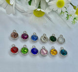Birthstone Charms, Birthstone Pendants, Crystal Charms, Jewellery Supplies