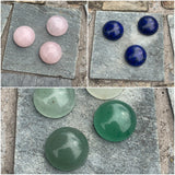 Natural Gemstone Cabochons 12mm