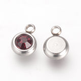 Stainless Steel Birthstone Charms