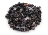 Black Agate Bead Nugget Strand