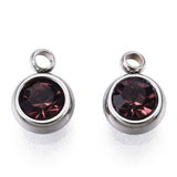 Stainless Steel Birthstone Charms