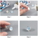 Christmas  Glass Cabochon 12mm,