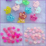 Crown Cabochons, Crown Flatbacks, Mixed Crowns, Princess,