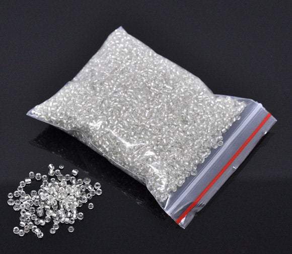 23000pcs 2mm Glass Seed Beads for Jewelry Making Small Beads for Jewelry Making, Women's, Size: 2 mm