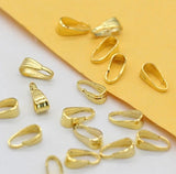 Pendant Bails, Silver Bails, Gold Bails,