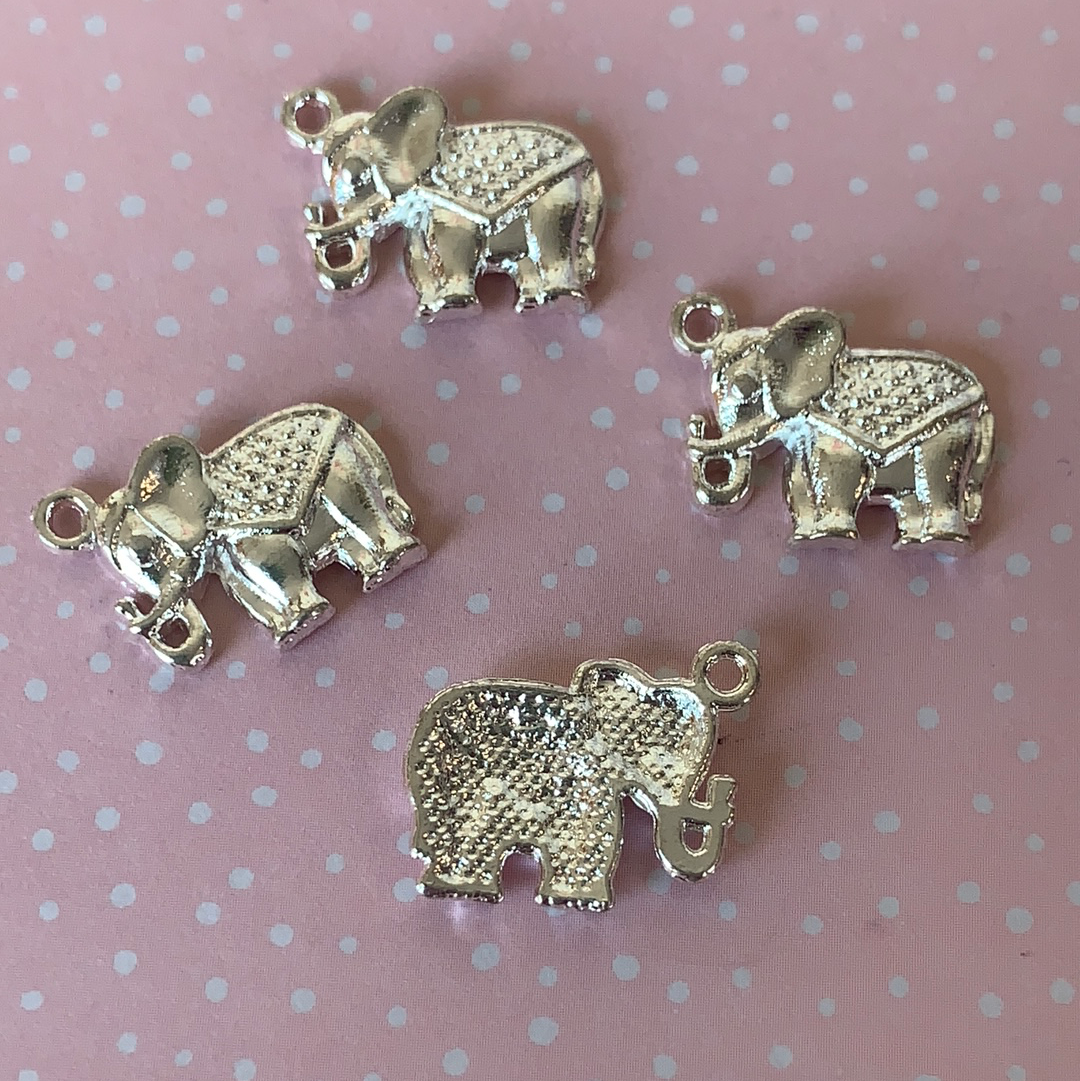 Silver on sale elephant charms