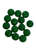 Resin Green Cabochon Flatback - Size 12mm
