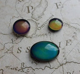 Mood Stones, Mood Cabochons, Mood Ring, Colour Change, Mood Dome, Jewellery Mood, Temperture, Heat, 12mm Cabochons, Unique Cabochons,
