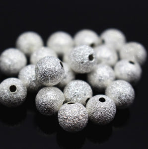 Gold or Silver Stardust Beads