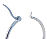Steel Earring Hoops, Stainless Steel, Hoop Earrings, Silver Hoops, Large Hoops, 25mm, 30mm, 35mm,