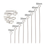 eye pins, jewellery making, 40mm 50mm,