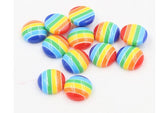 Stripe Cabochon Flatbacks - Size 12mm