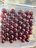 Garnet Gemstone 8mm Round Beads