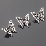 Silver Butterfly 3D Spacer Beads | Jewellery Making UK