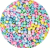 Pastel Pony Beads 6mm x 9mm