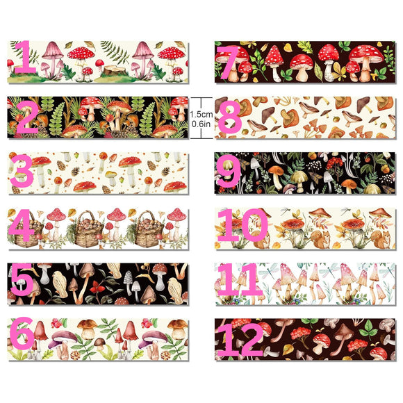 Autumn Theme Washi Tape Reels