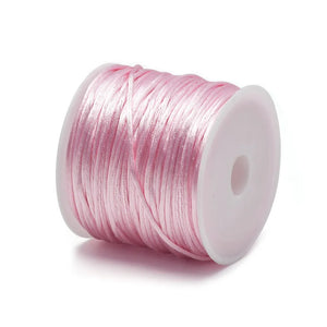 Light Pink Nylon Satin Thread 1.5mm thickness