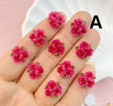Resin Flower Flatbacks 11mm