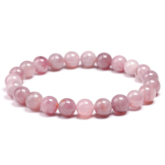 Genuine Rose Quartz Gemstone Bracelet - FREE UK POSTAGE