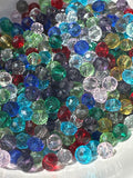 4mm Mixed Colour Czech Glass Rondelle Beads