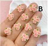 Resin Flower Flatbacks 11mm