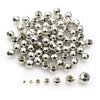 Rhodium Plated Round Beads