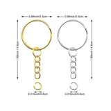 25mm Silver Keyring Chains
