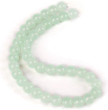 Malaysian Jade 8mm Round Beads - Light Green