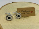 Silver Plated. Gold Plated, Cabochon Cufflinks