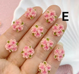 Resin Flower Flatbacks 11mm