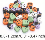 Polymer Clay Halloween Beads