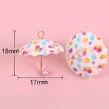 Acrylic Umbrella Charms 20mm x 20mm