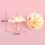 Acrylic Umbrella Charms 20mm x 20mm