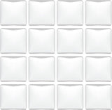 Square 14mm Clear Glass Cabochon Dome