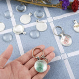 25mm Silver Cabochon Setting with Glass Dome